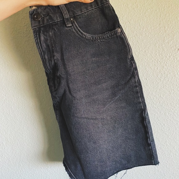 Brandy Melville black jean skirt - Picture 4 of 4